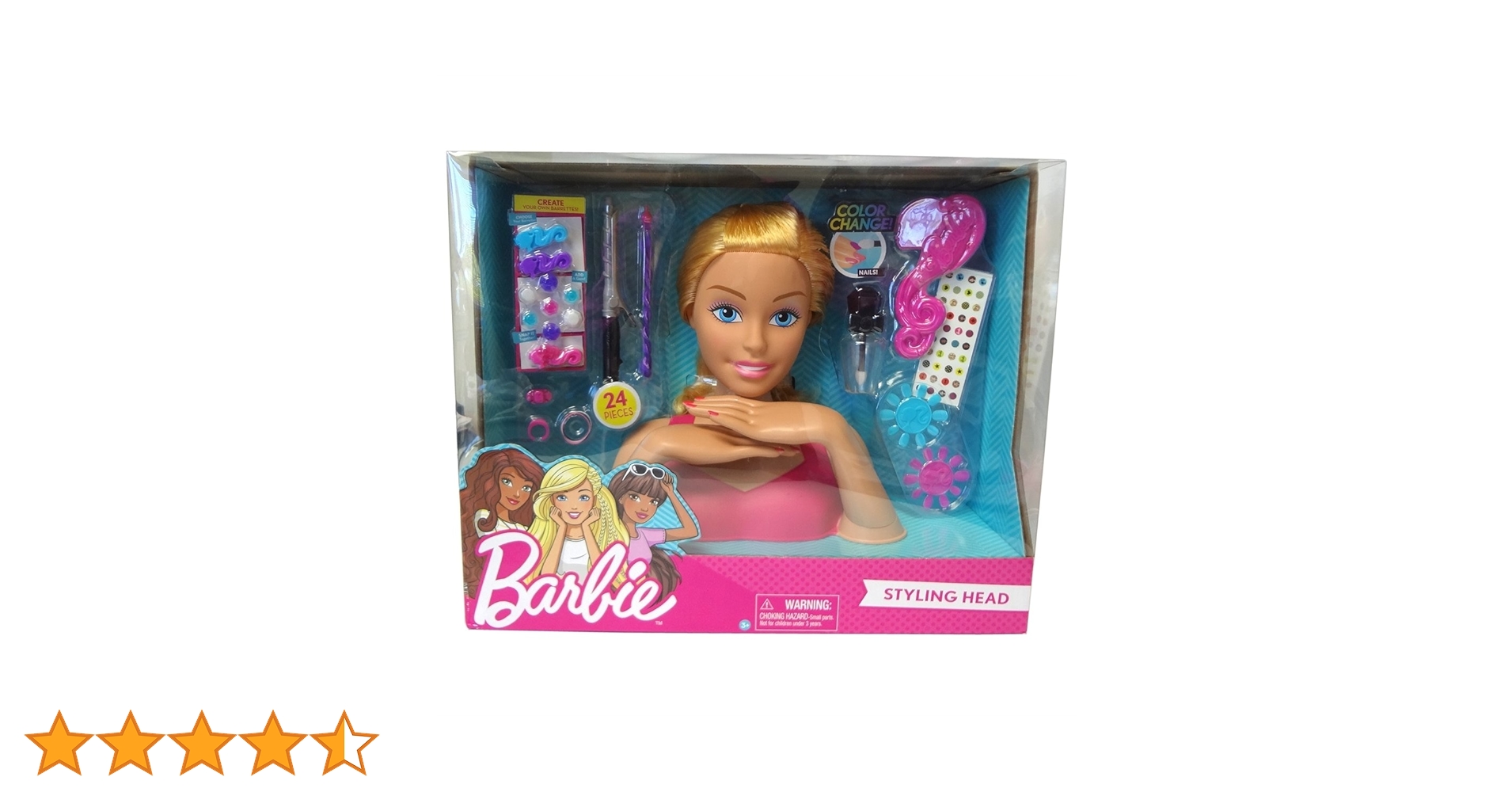 Amazon.co.jp: バービー スタイリングヘッド (ブロンド) マルチカラー